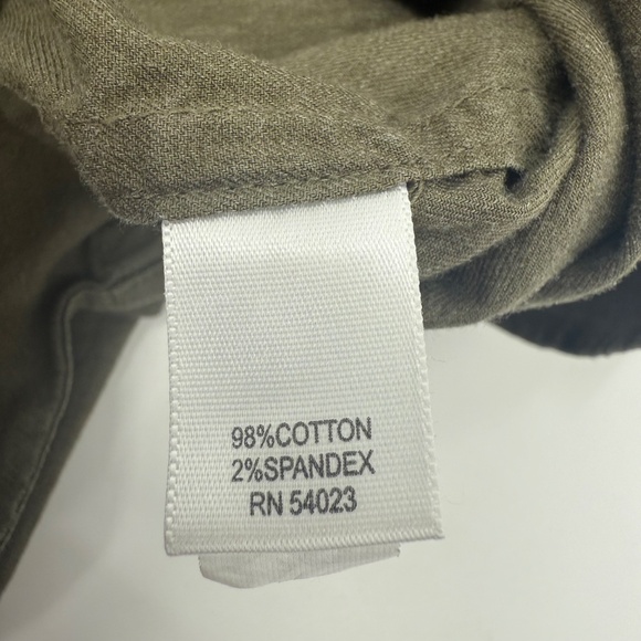 Banana Republic Shirt Men Medium Green Button Up LongSleeve Office Preppy Casual - Picture 7 of 11